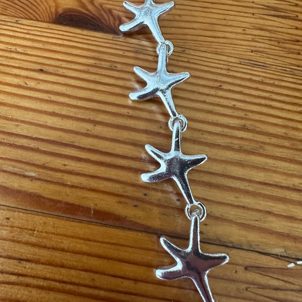 Silver Starfish Bracelet